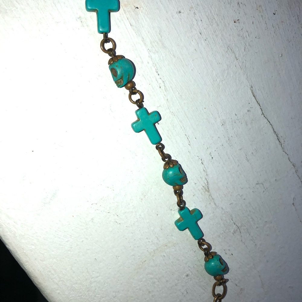 Handmade skull bracelet